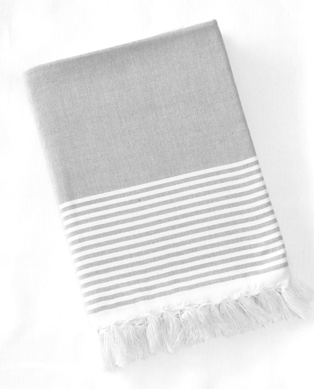 Bamboo Cotton Large Bath Towel | Ultra Soft, Absorbent, Light Weight, & Quick Dry | Grey