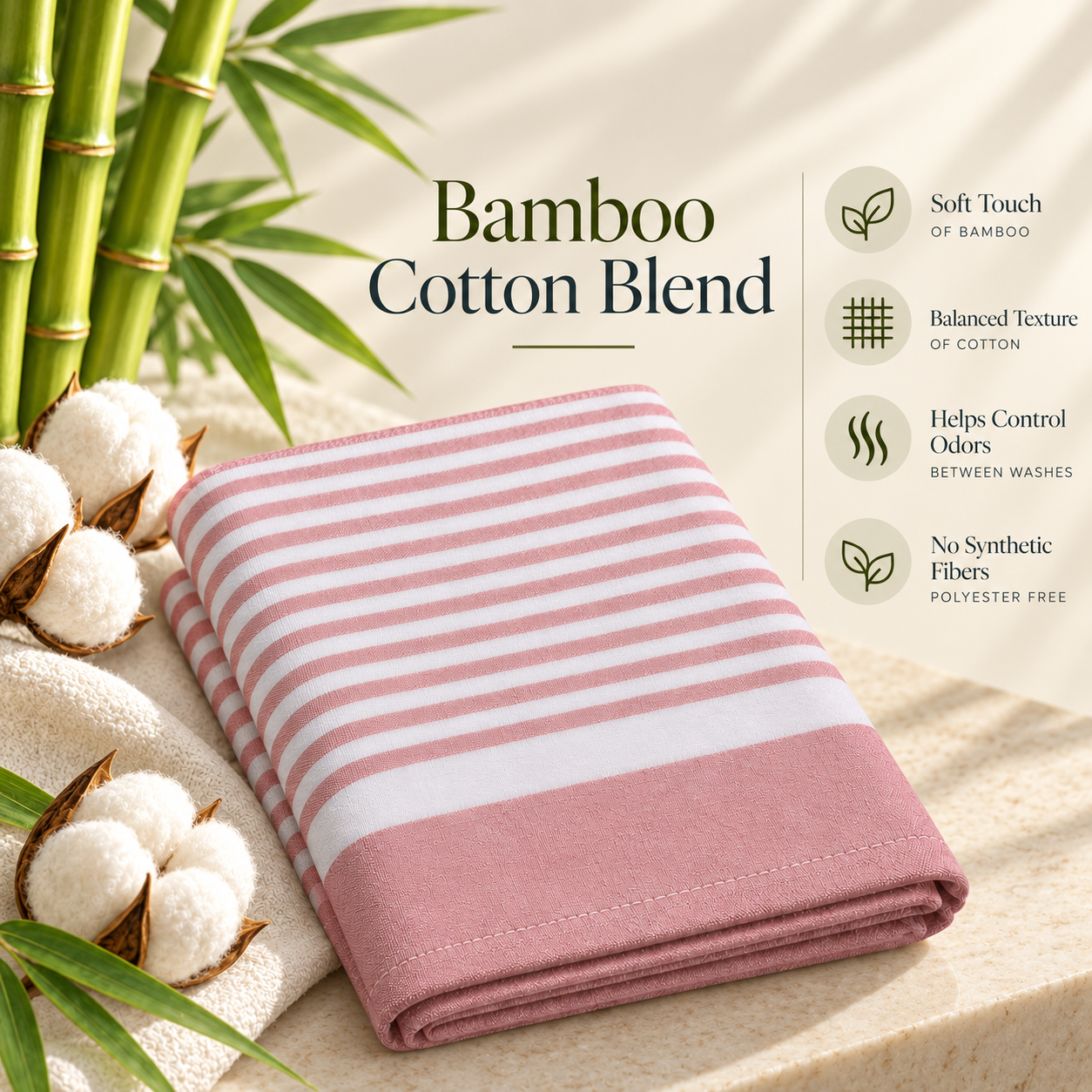 Towels World Bamboo Cotton Towels – Pack of 2 - Image 4