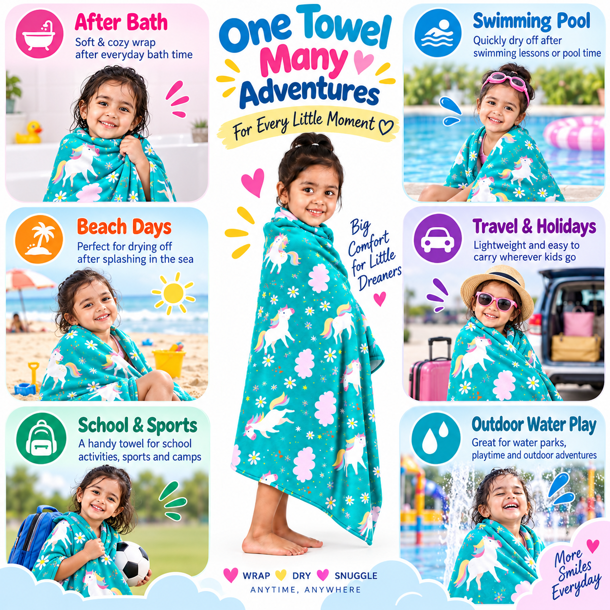 Towels World Kids Bamboo Towel - Image 5