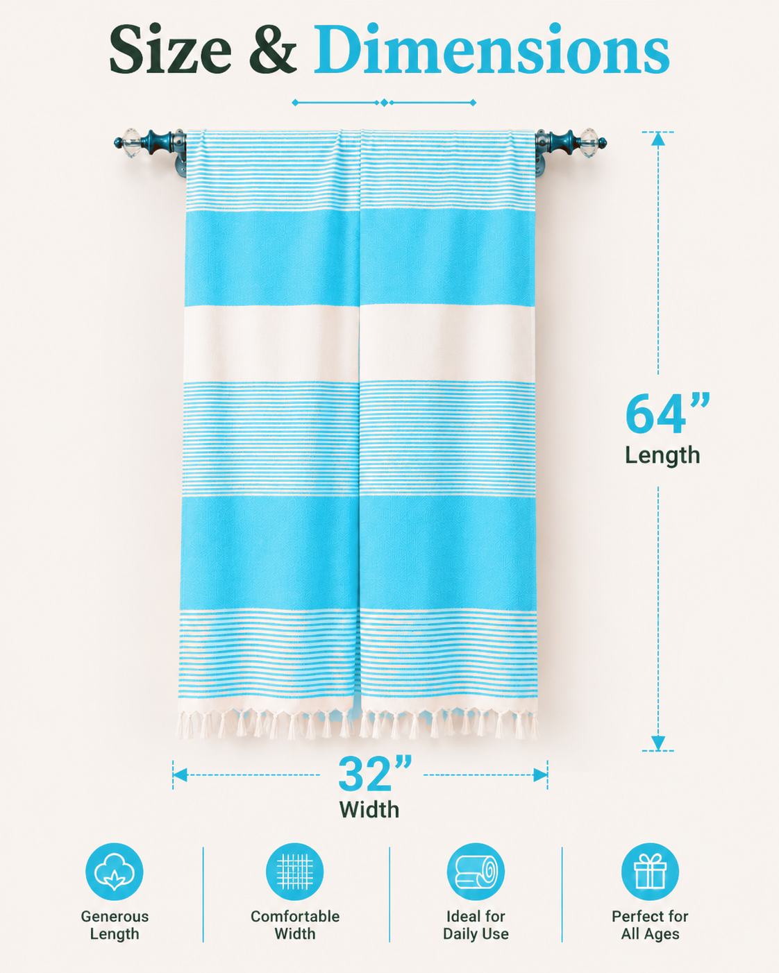 Towels World Bamboo Viscose Bath Towels – Pack of 2 - Image 3