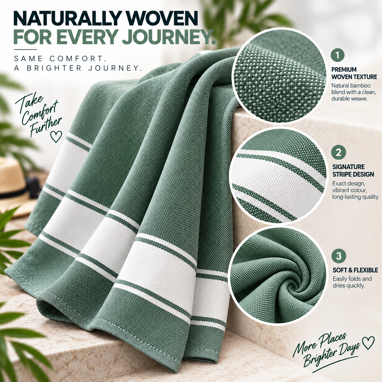 Towels World Lightweight Bamboo Bath Towel - Image 5