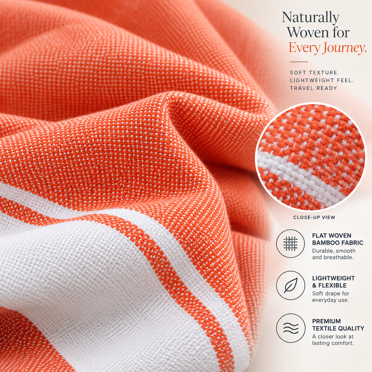 Towels World Lightweight Bamboo Bath Towel - Image 3