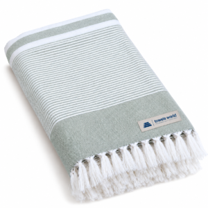 Towels World Premium Cotton Bath Towel – Pastel Stripes
