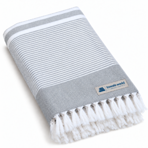 Towels World Premium Cotton Bath Towel –  Pastel Stripes
