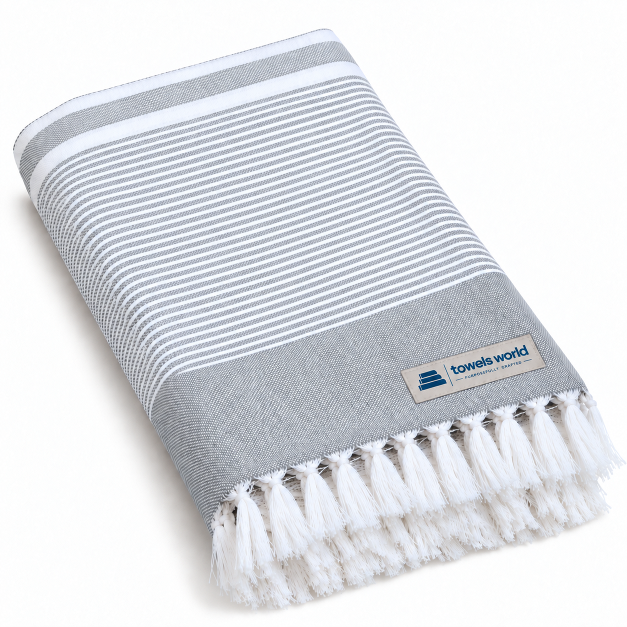 Towels World Premium Cotton Bath Towel – Pastel Stripes