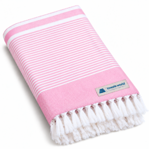 Towels World Premium Cotton Bath Towel – Pastel Stripes